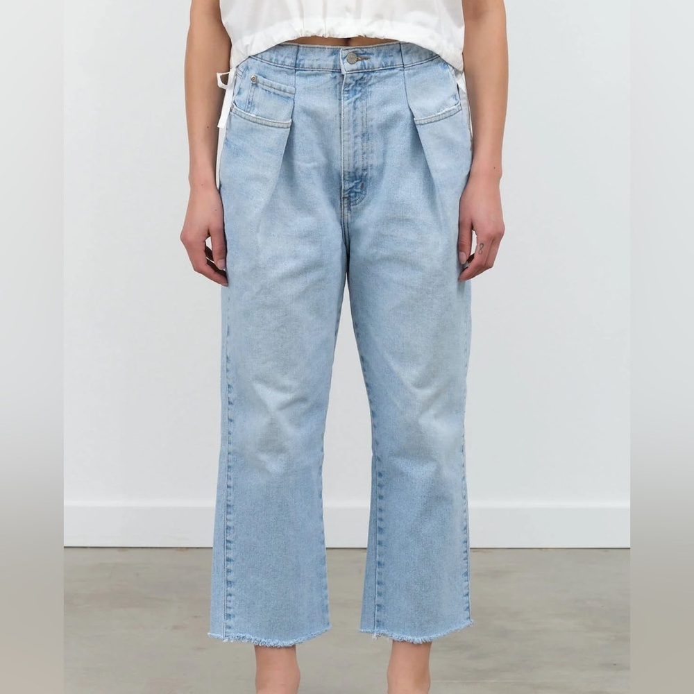 Blue Relaxed Fit Denim Pants